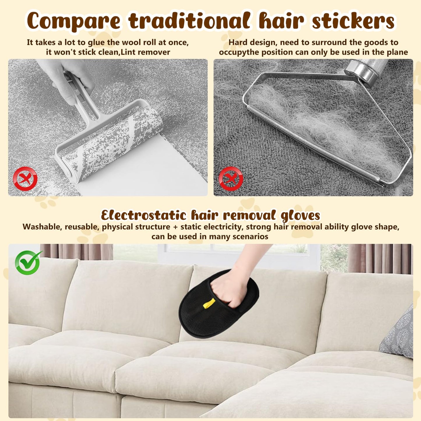 FurClean – Pet Hair Removal Gloves