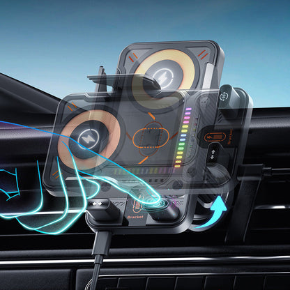 SpinHold Max – Smart Car Phone Holder & Fast Charger