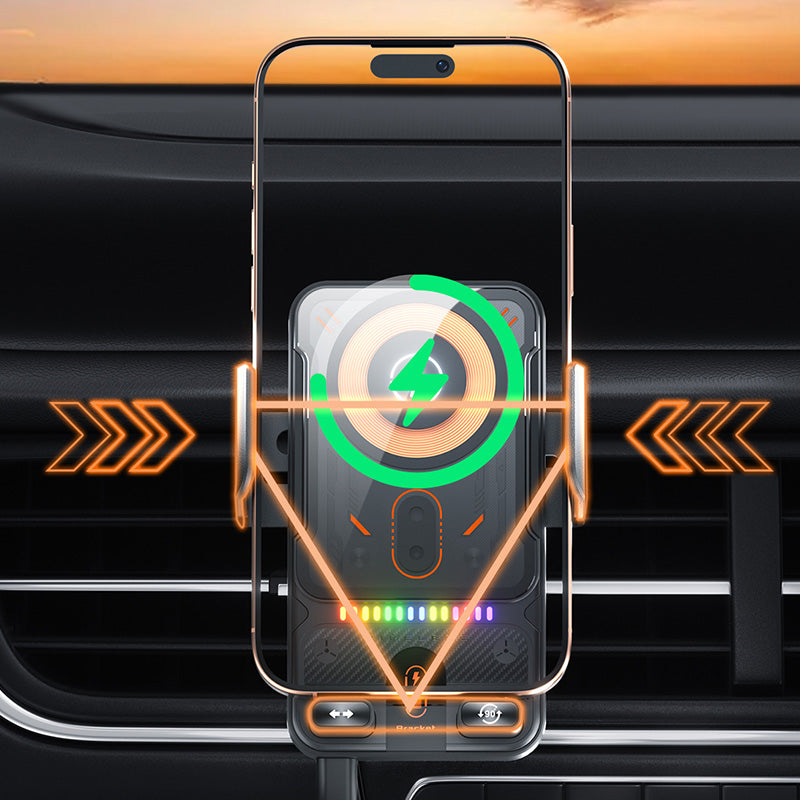 SpinHold Max – Smart Car Phone Holder & Fast Charger
