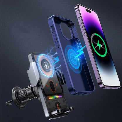 SpinHold Max – Smart Car Phone Holder & Fast Charger