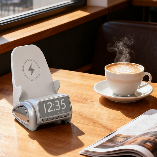 ChargePlay – 3-in-1 Wireless Charger & Bluetooth Speaker