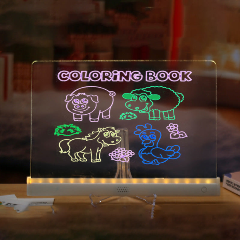 GlowDraw – Lighted Kids Drawing Board Set