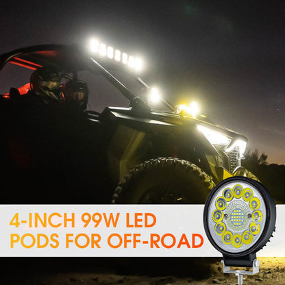 BrightForce – 99W Off-Road LED Pod Light
