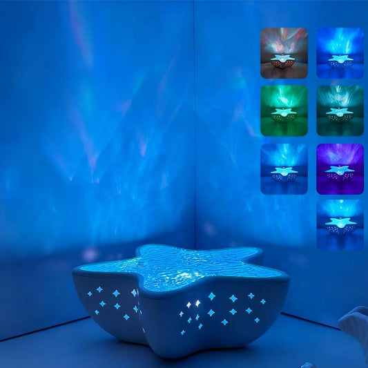 OceanGlow – Starfish Wave Projection Lamp