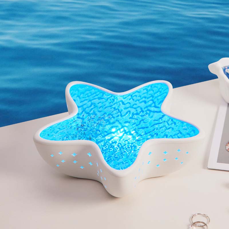 OceanGlow – Starfish Wave Projection Lamp