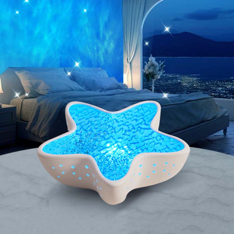 OceanGlow – Starfish Wave Projection Lamp