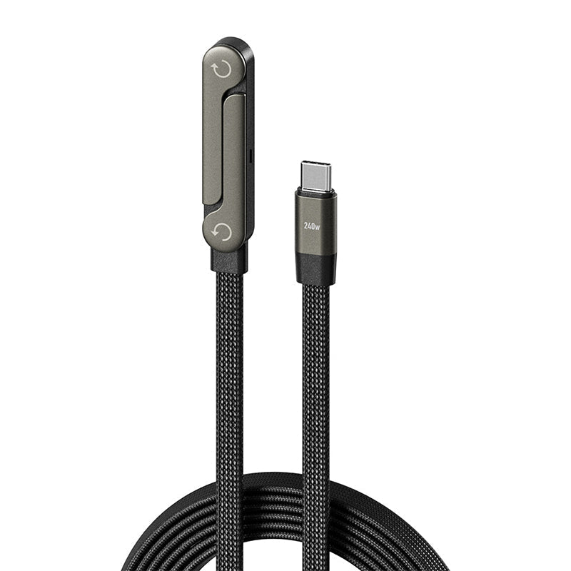ChargeStand – 240W Fast Charging Cable with Adjustable Phone Holder