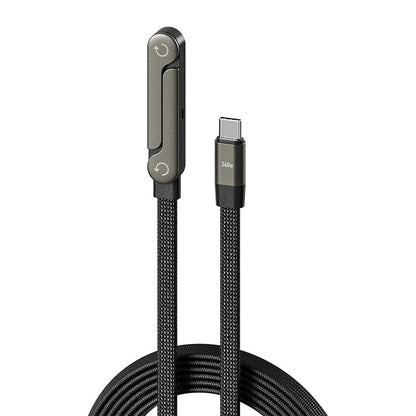 ChargeStand – 240W Fast Charging Cable with Adjustable Phone Holder