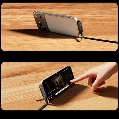 ChargeStand – 240W Fast Charging Cable with Adjustable Phone Holder