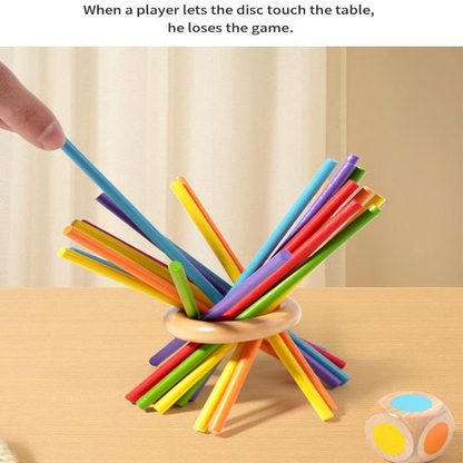 BalancePlay – Wooden Peg & Marble Game