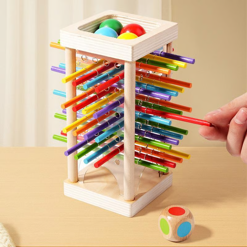 BalancePlay – Wooden Peg & Marble Game