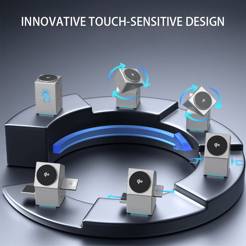 ChargeFold – 3-in-1 Wireless Charging Station