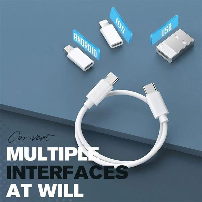 ChargeMate – Universal 9-in-1 Cable Kit with Stand