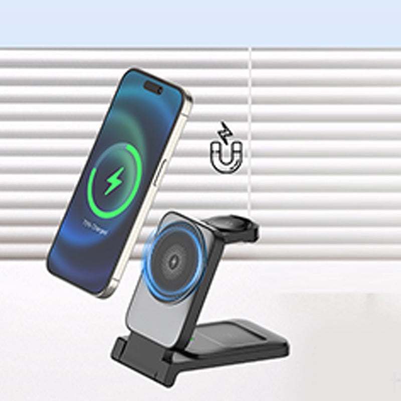 ChargeHub – 3-in-1 Foldable Wireless Station