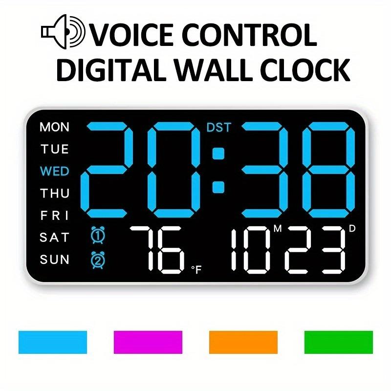 TimeMate – Large LED Digital Wall Clock