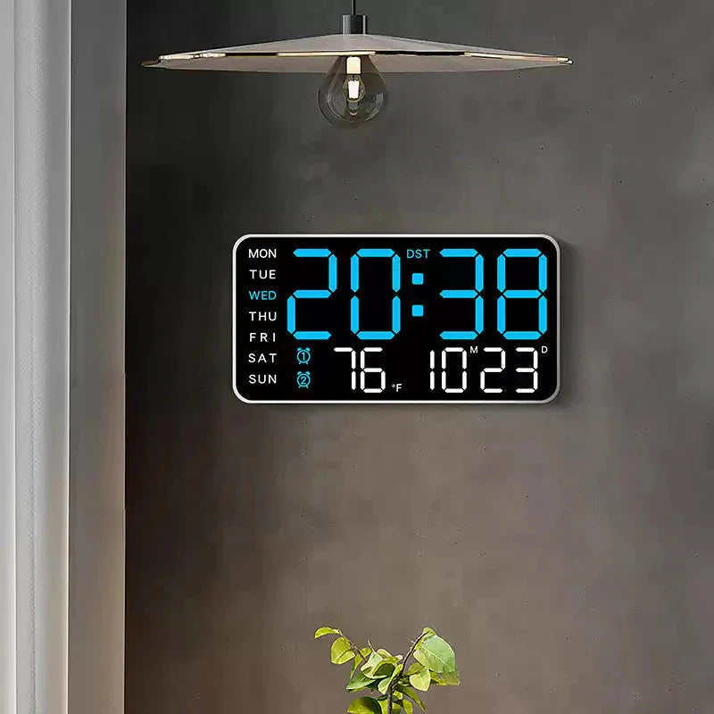 TimeMate – Large LED Digital Wall Clock