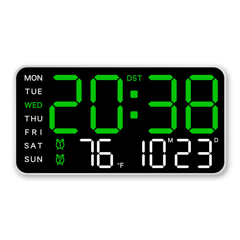 TimeMate – Large LED Digital Wall Clock