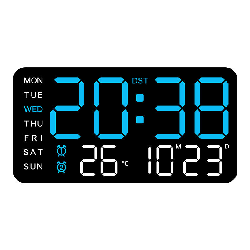 TimeMate – Large LED Digital Wall Clock