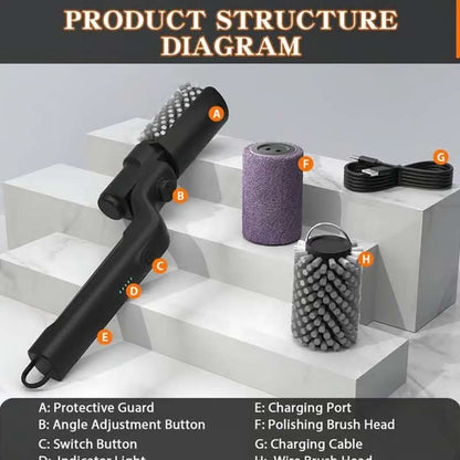 GrillMaster – Cordless BBQ Cleaning Brush