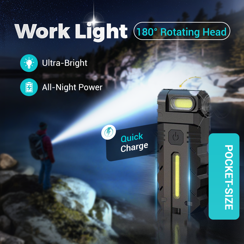 BrightBeam – 180° Rotating LED Work Light