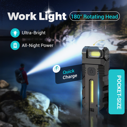 BrightBeam – 180° Rotating LED Work Light