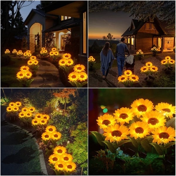GlowBloom – Solar Flower Garden Lights