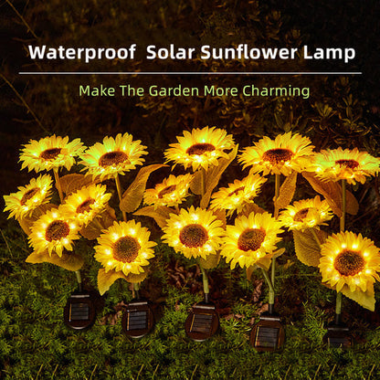 GlowBloom – Solar Flower Garden Lights