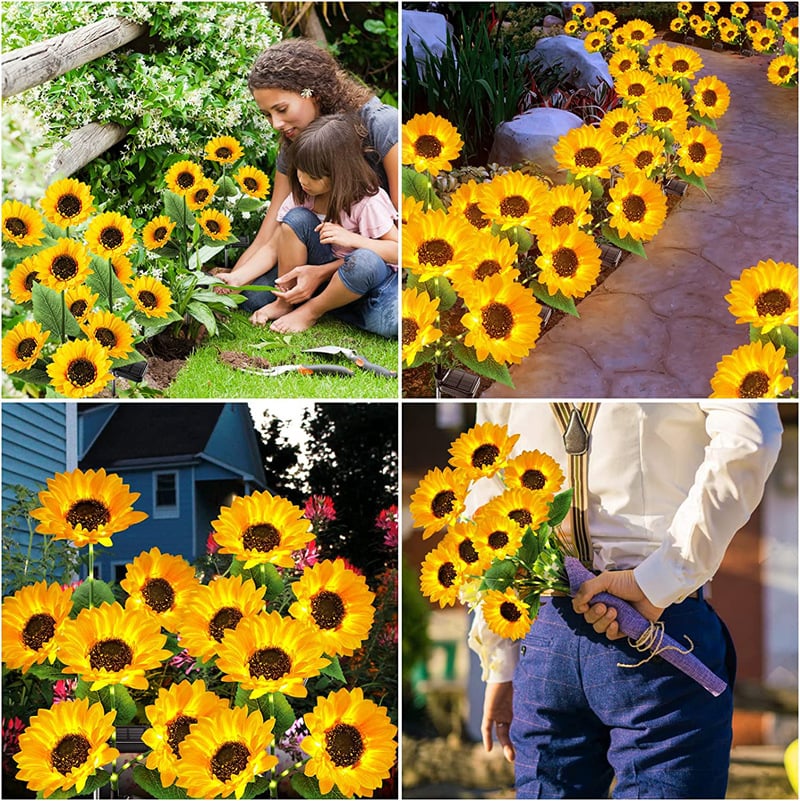 GlowBloom – Solar Flower Garden Lights
