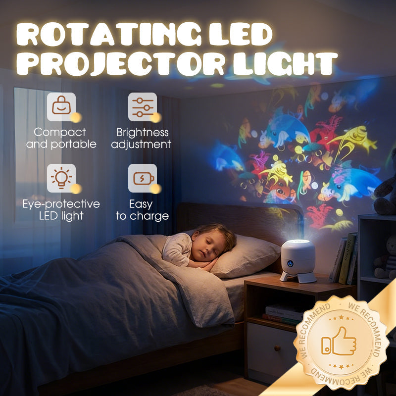 OceanGlow – Dynamic Rotating LED Projector Lamp