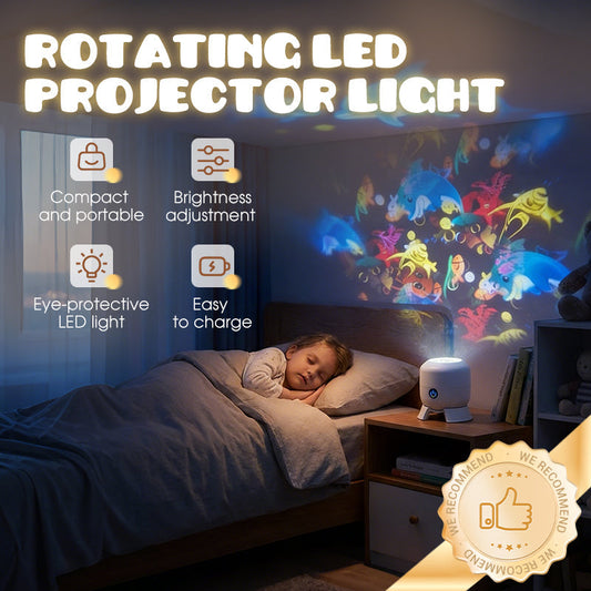 OceanGlow – Dynamic Rotating LED Projector Lamp
