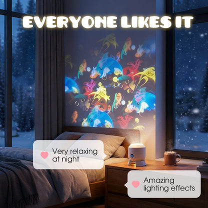 OceanGlow – Dynamic Rotating LED Projector Lamp