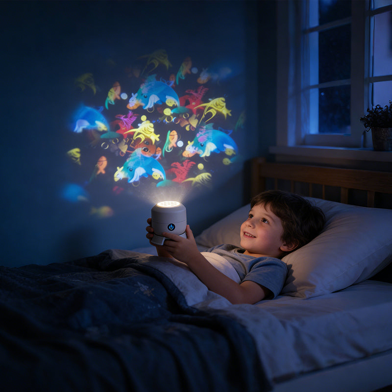 OceanGlow – Dynamic Rotating LED Projector Lamp