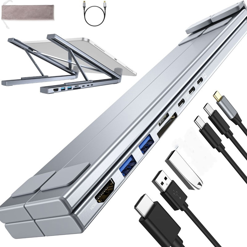 DockMate – 8-in-1 USB-C Laptop Stand Hub