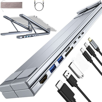 DockMate – 8-in-1 USB-C Laptop Stand Hub