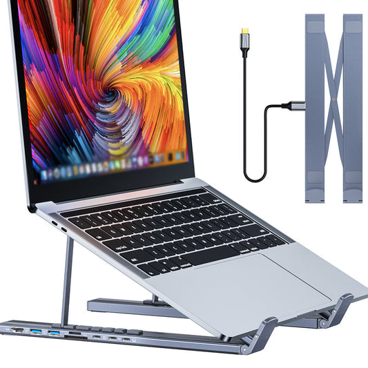 DockMate – 8-in-1 USB-C Laptop Stand Hub