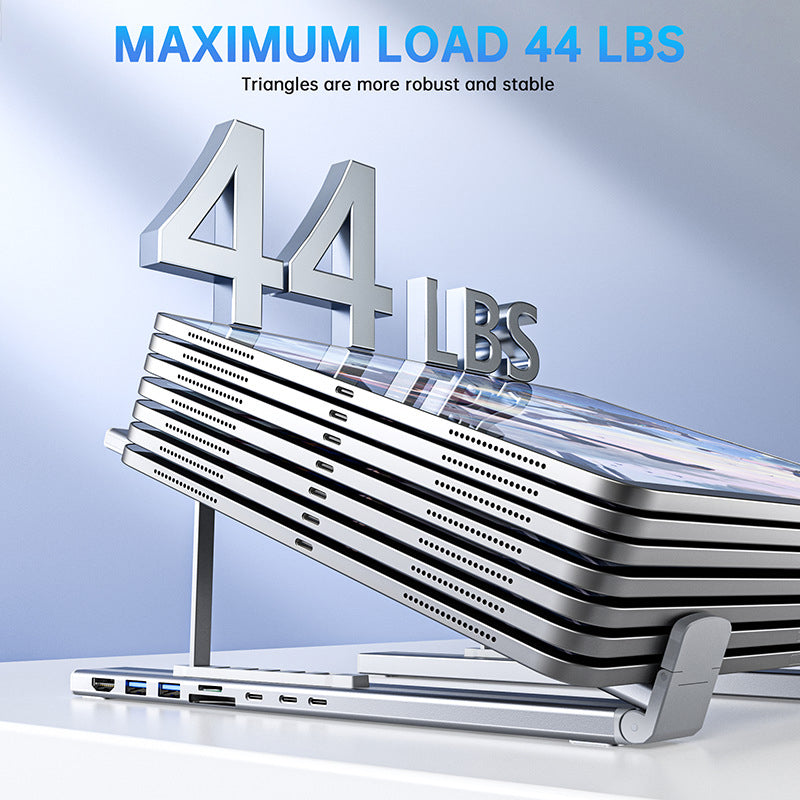 DockMate – 8-in-1 USB-C Laptop Stand Hub