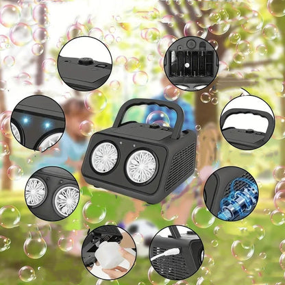 BubbleBlitz – Multi-Hole Handheld Bubble Machine