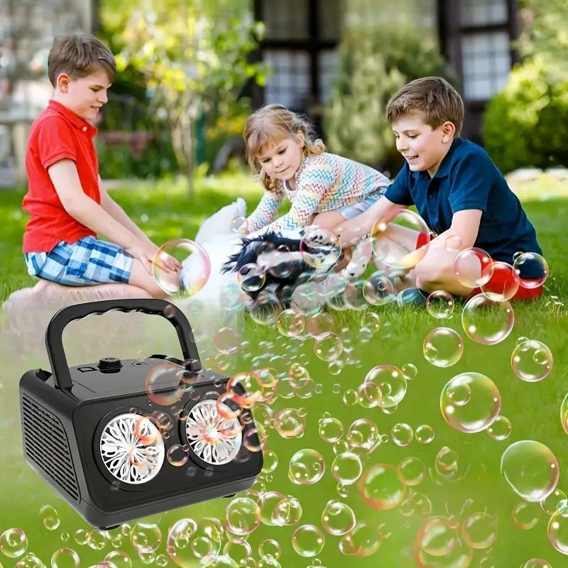BubbleBlitz – Multi-Hole Handheld Bubble Machine