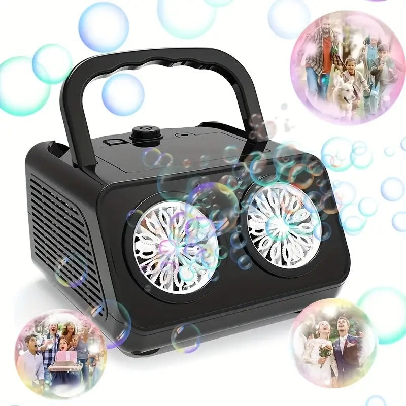 BubbleBlitz – Multi-Hole Handheld Bubble Machine