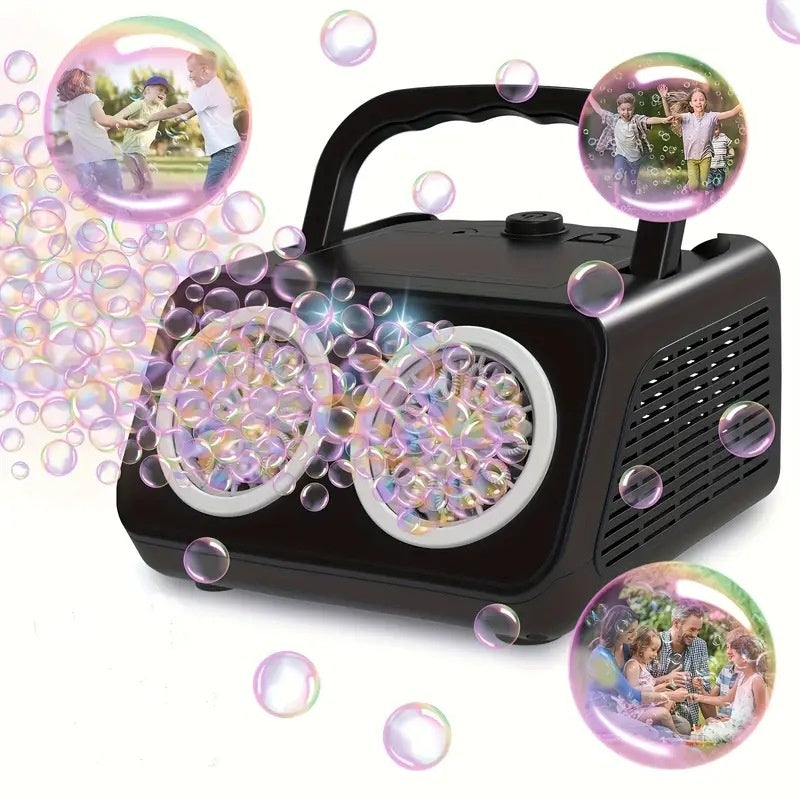 BubbleBlitz – Multi-Hole Handheld Bubble Machine