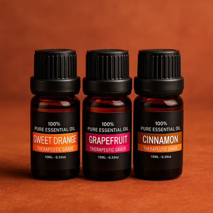 Ensemble d'huiles essentielles pure plante aromathérapie diffuseur massage 10ml