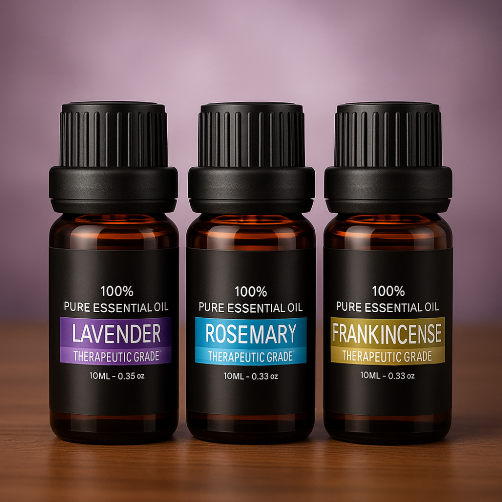 Ensemble d'huiles essentielles pure plante aromathérapie diffuseur massage 10ml