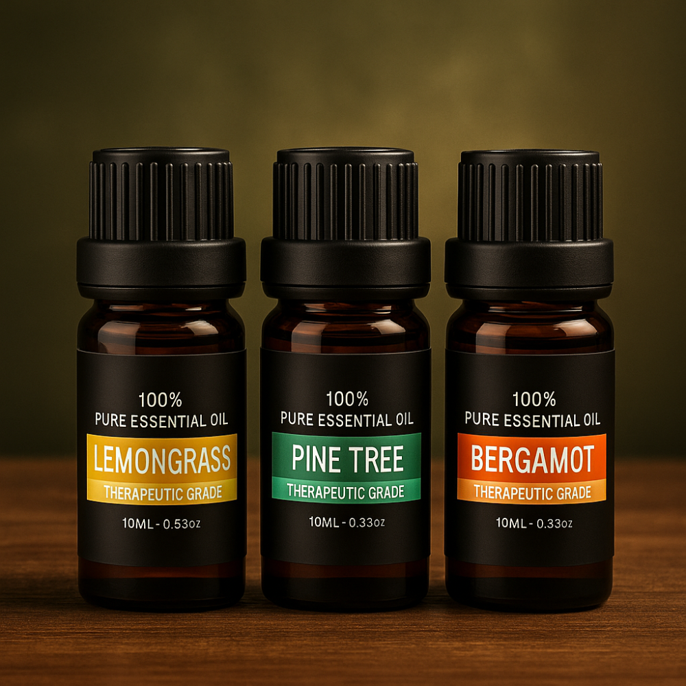 Ensemble d'huiles essentielles pure plante aromathérapie diffuseur massage 10ml