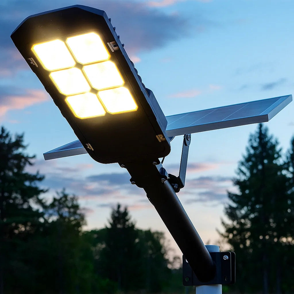 Lampadaires solaires LED extérieurs