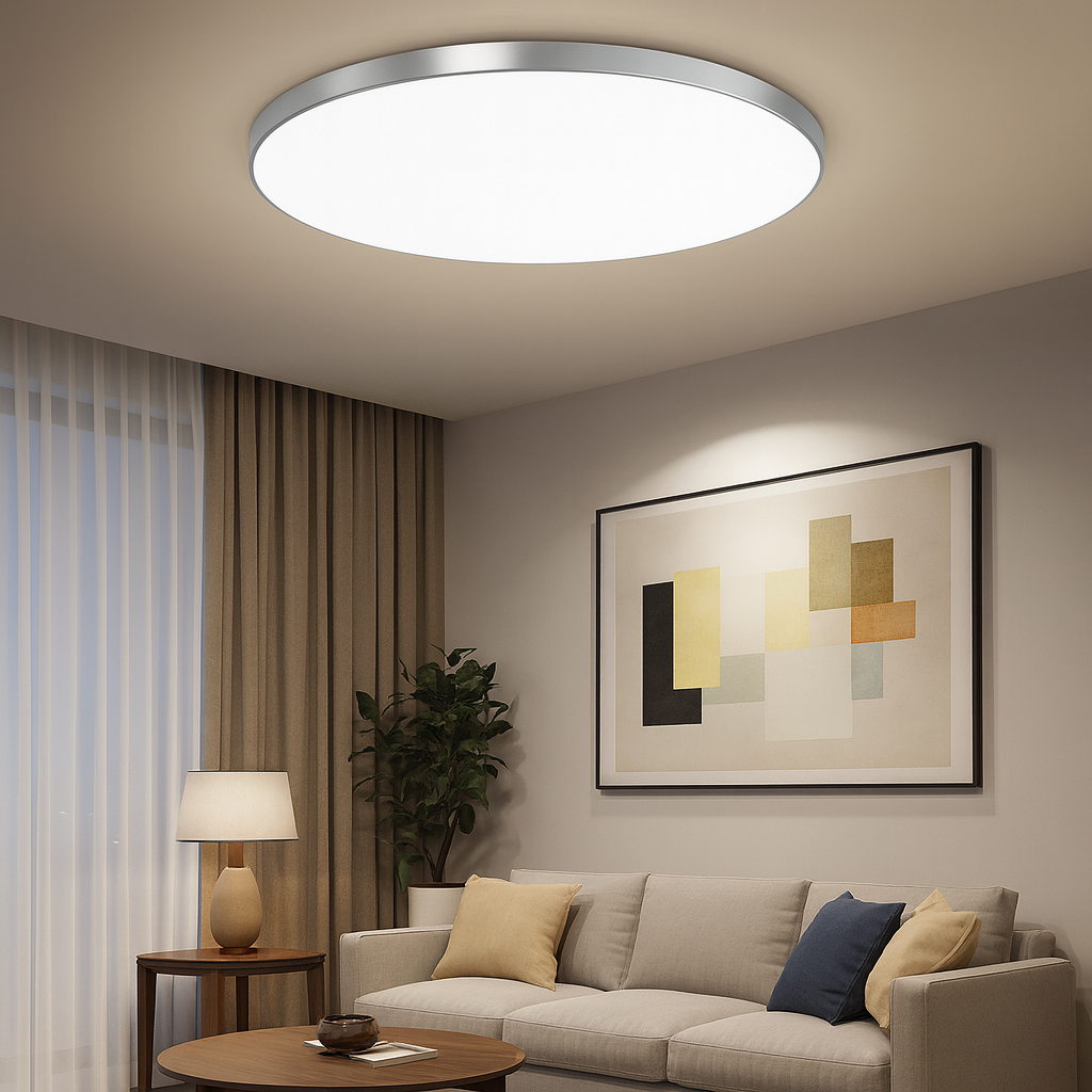 Flush Mount LED Ceiling Light Modern Round