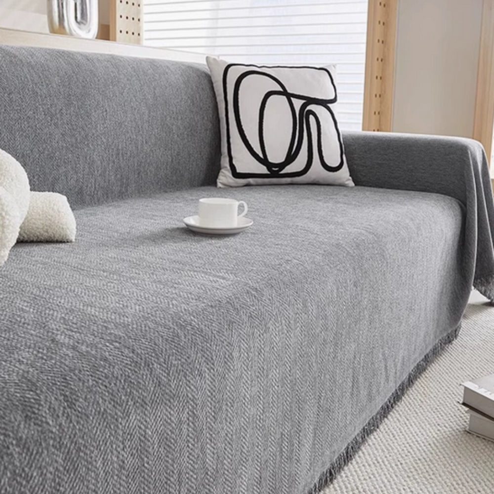 Housse de canapé Protection en tissu chenille durable