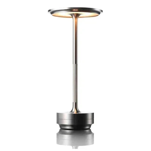 Tischlampe Gold Metall Kabelloses LED-Licht