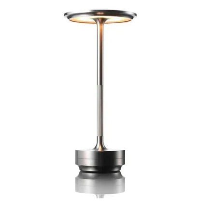 Tischlampe Gold Metall Kabelloses LED-Licht