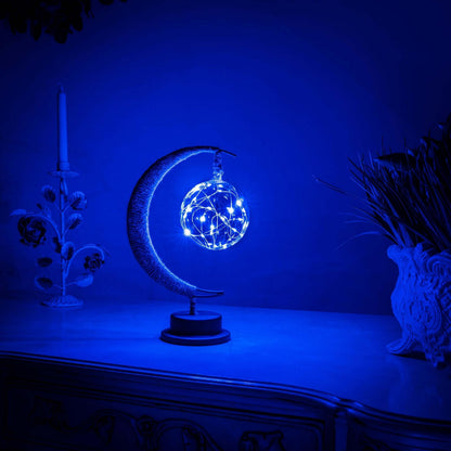 Tischlampe LED Mondlicht für Schlafzimmer