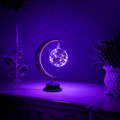Tischlampe LED Mondlicht für Schlafzimmer
